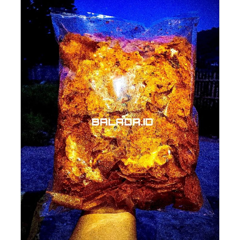 

KRIPCA Pedas daun jeruk 500gram