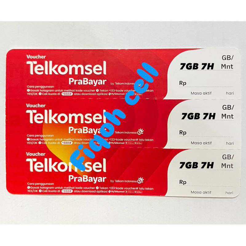 Voucher Telkomsel 7GB 7HARI