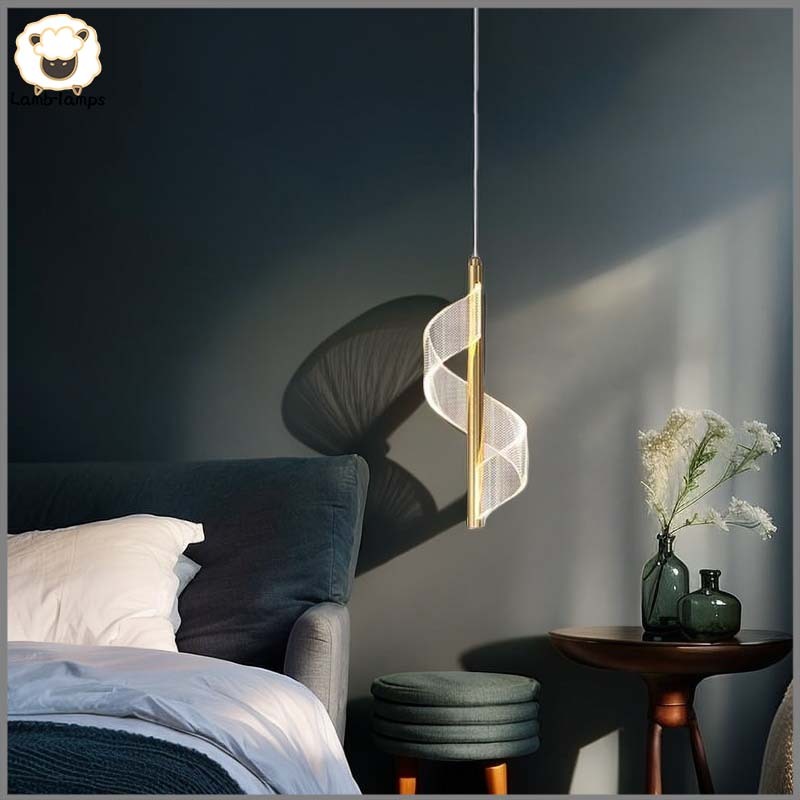 Lampu gantung kecil mewah ringan, Lampu hias gantung kamar tidur, Lampu gantung sederhana  Lampu Est
