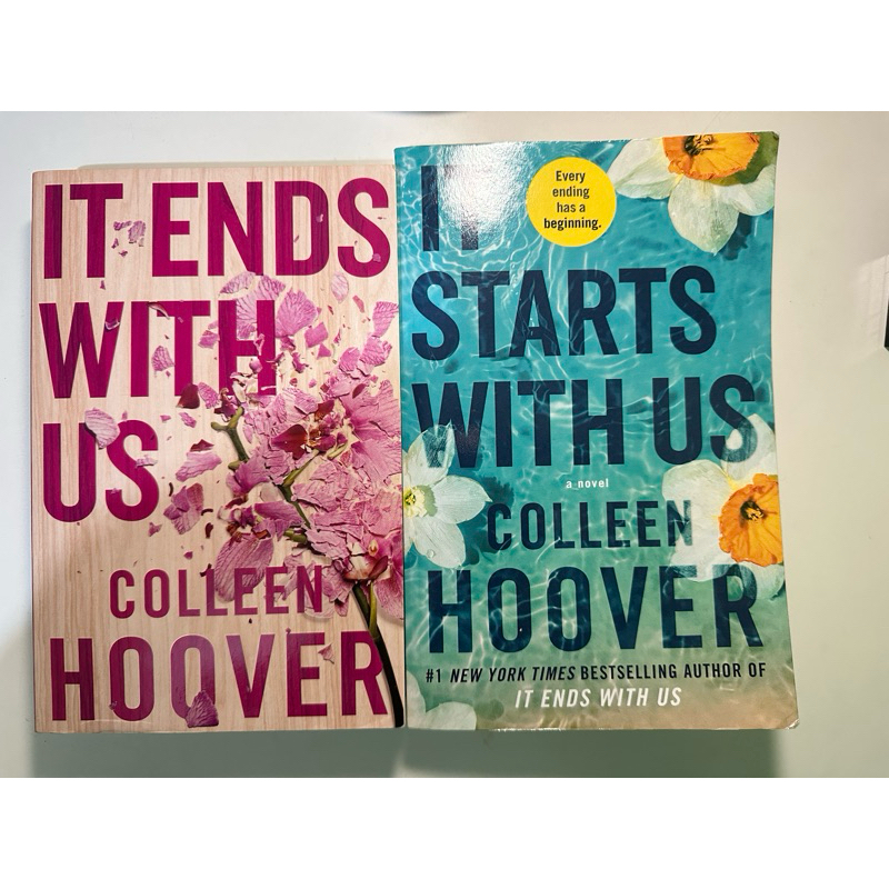 PRELOVED NOVEL IT ENDS WITH US AND IT STARTS WITH US ENGLISH BOOK