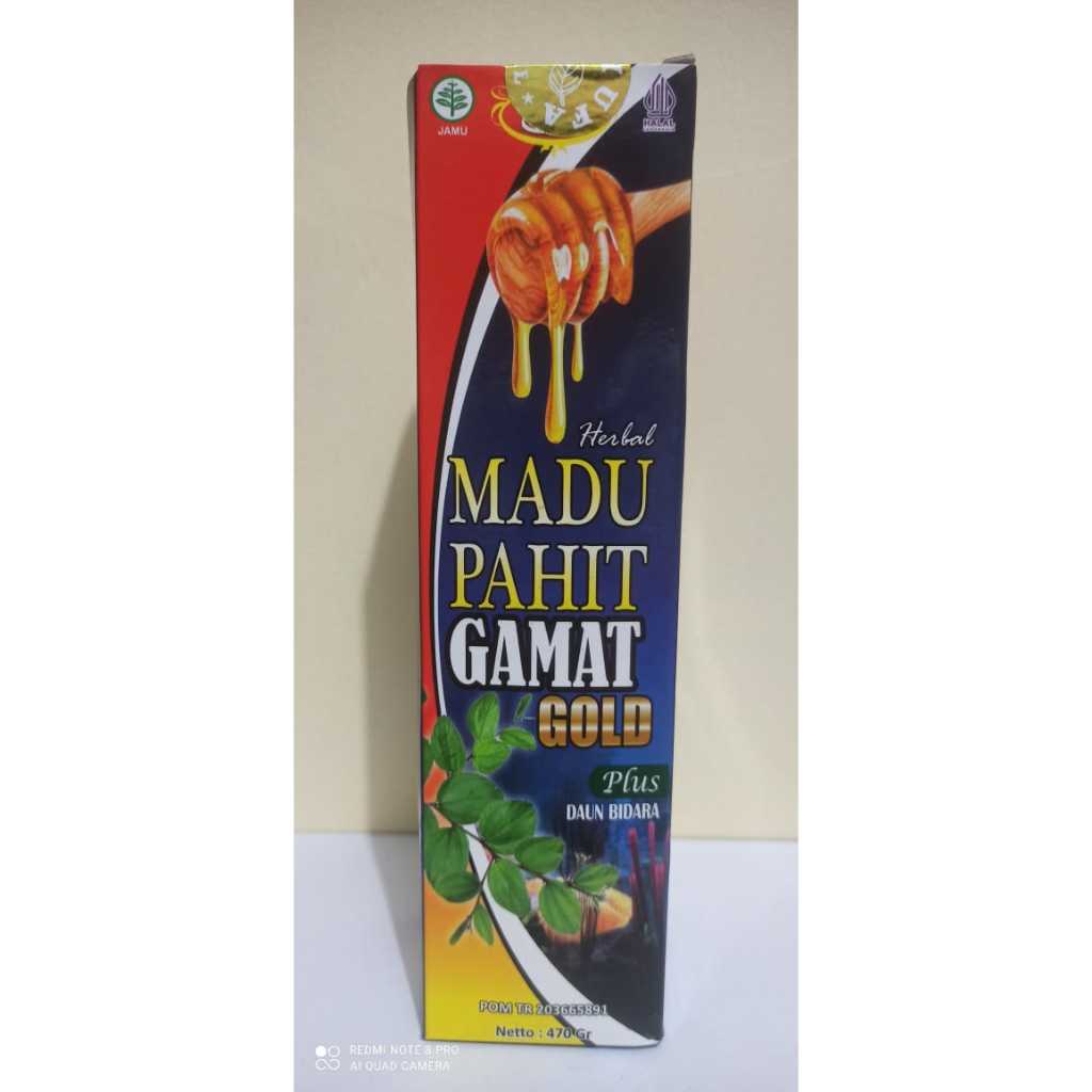

Madu Hitam Pahit Gamat Gold ( Plus Daun Bidara )