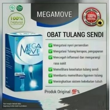 MEGAMOVE obat sendi tulang lutut punggung asli original BPOM