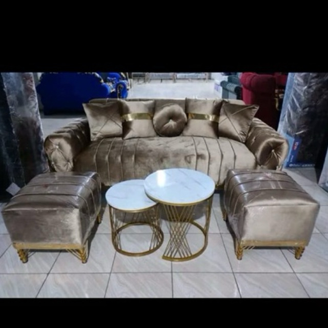 Sofa Chester/Sofa minimalis/Sofa terbaru meja besi