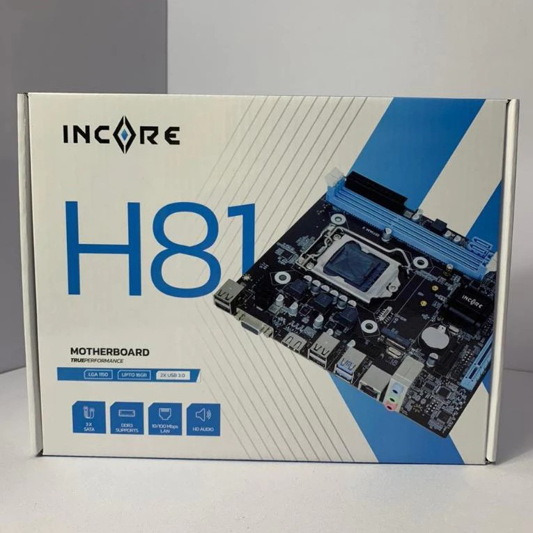 INCORE MOTHERBOARD H81 LGA 1150