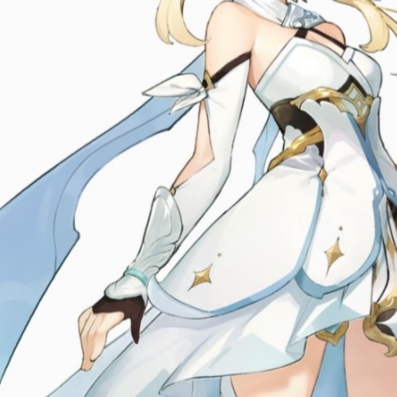 Sarungtangan Lumine - Aksesoris Kostum Cosplay Genshin Impact