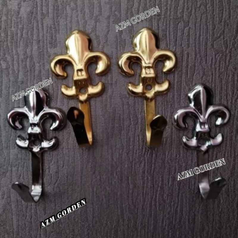 Hook Besi Trlsula cantolan pengait Tali gorden hook cantolan gorden