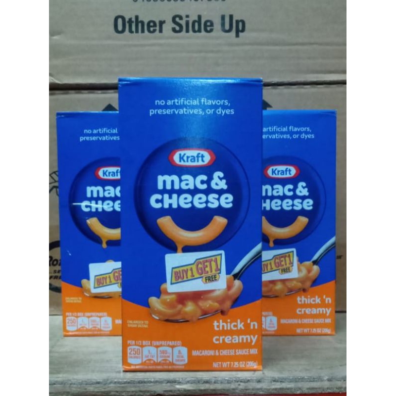 

Kraft Mac&Cheese Thick 'n Creamy (buy 1 get 1)