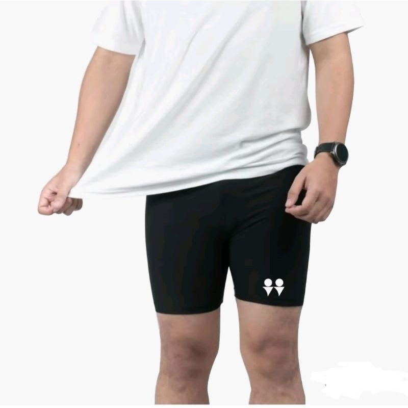 Shoot sot short pants trech leging legging lejing sablon olahraga dewasa pria dan wanita celana pend