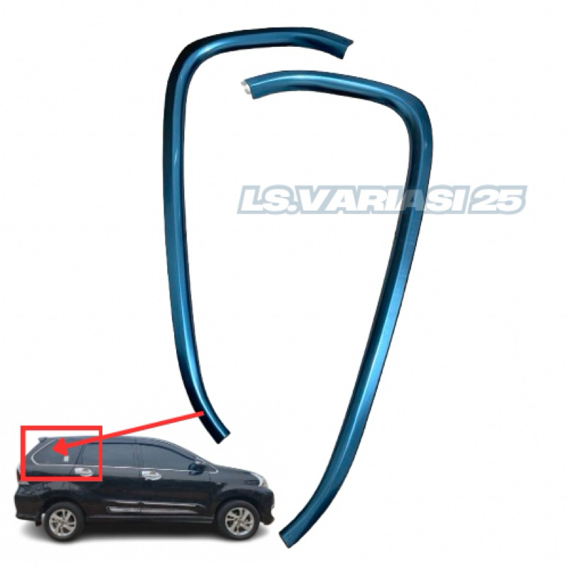 lis list kaca mati samping bagian blakang AVANZA VELOZ 2012-2018  BARANG ORIGINAL