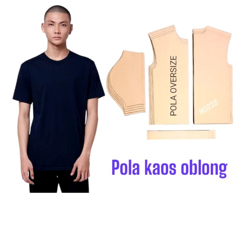 Pola Instan Jiplak Kaos Lengan Pendek Dewasa