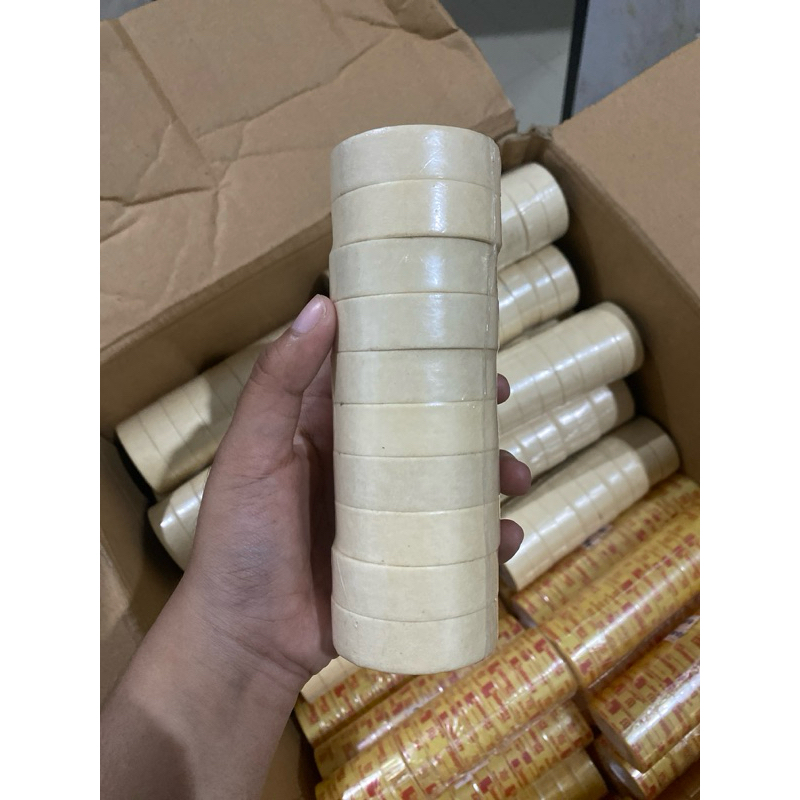 

Isolasi kertas kecil 1 slop isi 10