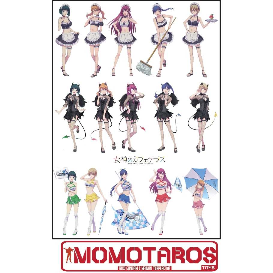 

Sticker Megami no cafe teracce 1 pc