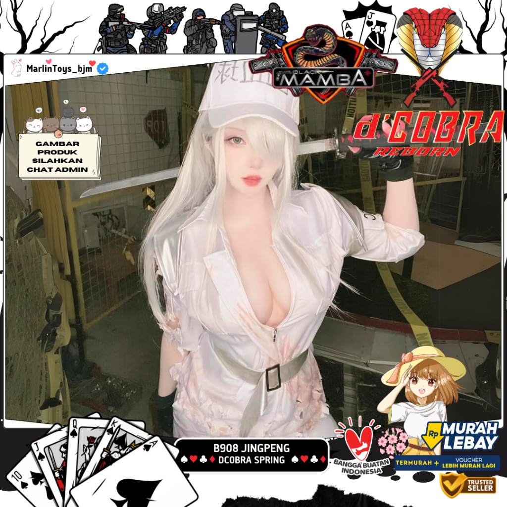 Mainan Dcobra Reborn Edition "Jingpeng" B908 Cobra Tactical Full Original Water Real Plastic