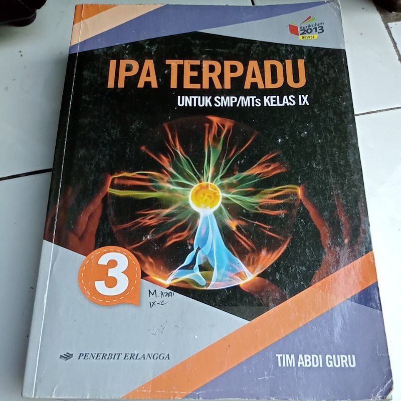buku IPA terpadu kelas 9