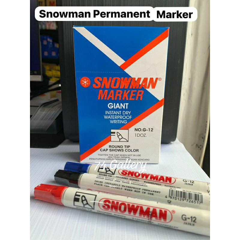 

SNOWMAN PERMANENT MARKER