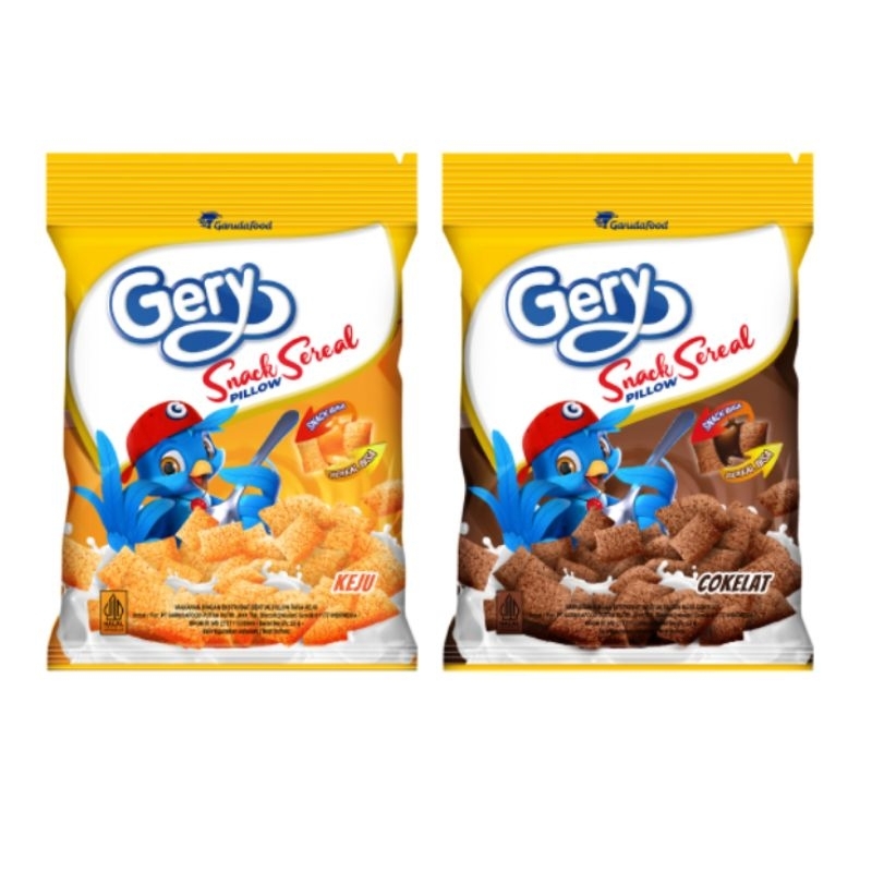 

Gery Snack Sereal Pillow - Snack Gurih Camilan anak nikmat murah meriah serba 1000 2000 500 siap saji praktis ringan kado goodi bag mini gift
