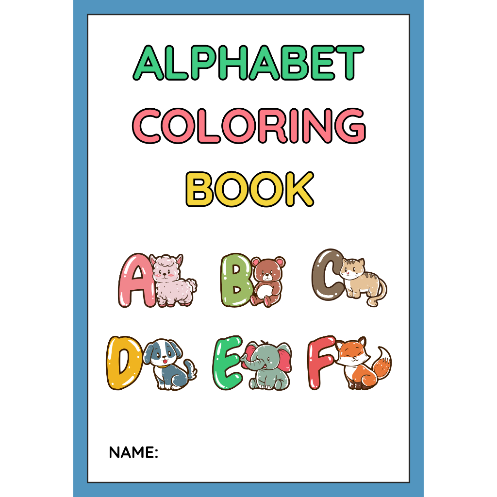 

(Cetak) Buku Mewarnai ABC Kertas Ukuran A4 isi 10 lembar (Kertas HVS)