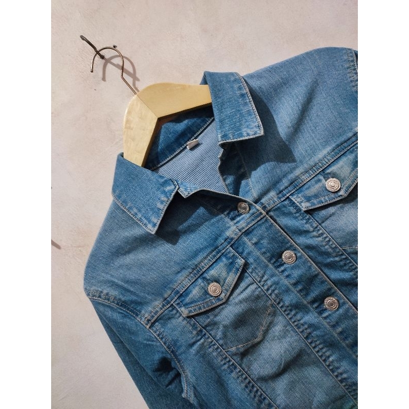Jaket Jeans Uniqlo UJ Blue Denim