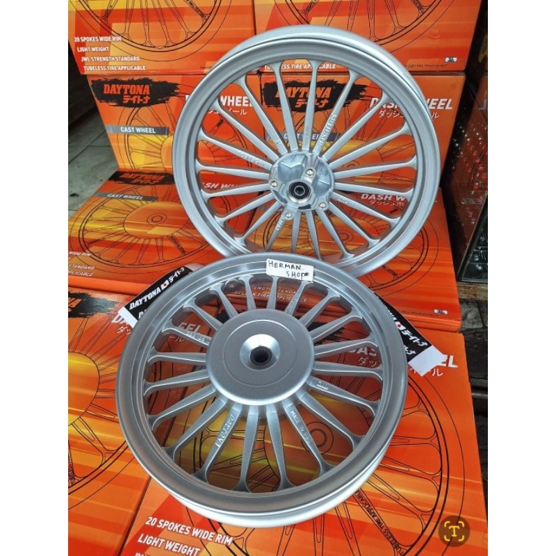 VELG DAYTONA DASH WHEEL P20 PALANG 20 BEAT VARIO125 VARIO150 VARIO160 VARIO SCOOPY GENIO VARIO110 / 