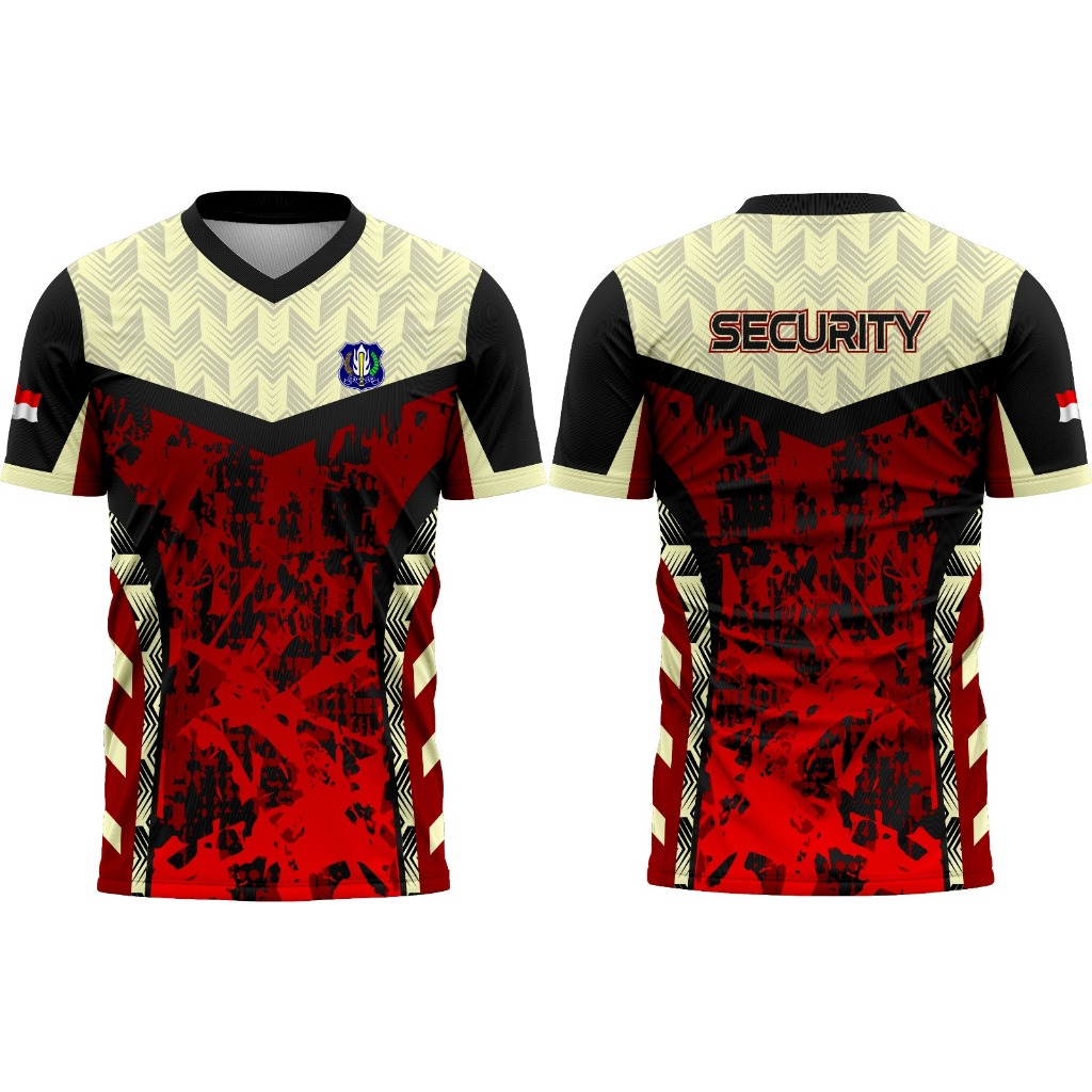 JERSEY SECURITY TERBARU 2025//JERSEY CUSTOM FULLPRINTING//KAOS SATPAM//FREE NICKNAME
