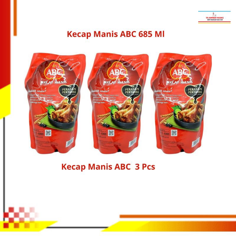 

[PAKET HEMAT ISI 3] Kecap Manis ABC 685 Ml Refill Pouch PROMO MURAH/ ABC Kecap Manis 685 Ml Refill PROMO MURAH