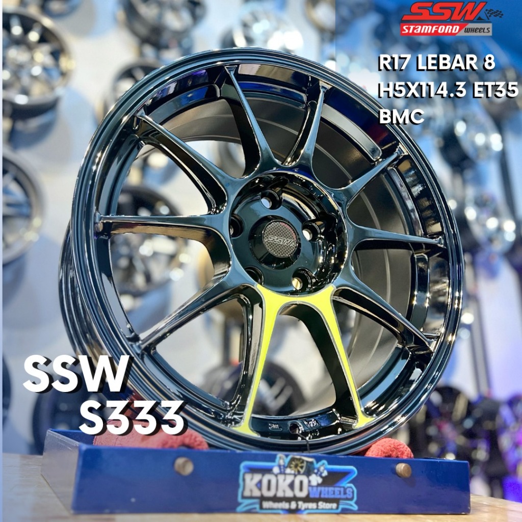 velg mobil ssw s333 r17 untuk mobil hrv crv inova dll