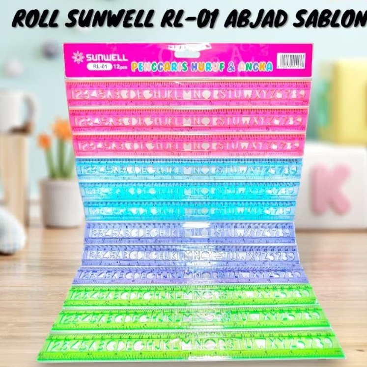 

SQ Sunwell Rol RL-01 Abjad Sablon/Rol 30CM/Per Pcs