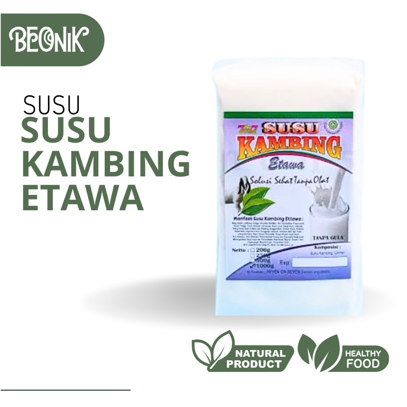 

Susu Kambing Etawa Bubuk Tanpa Gula 250 GR