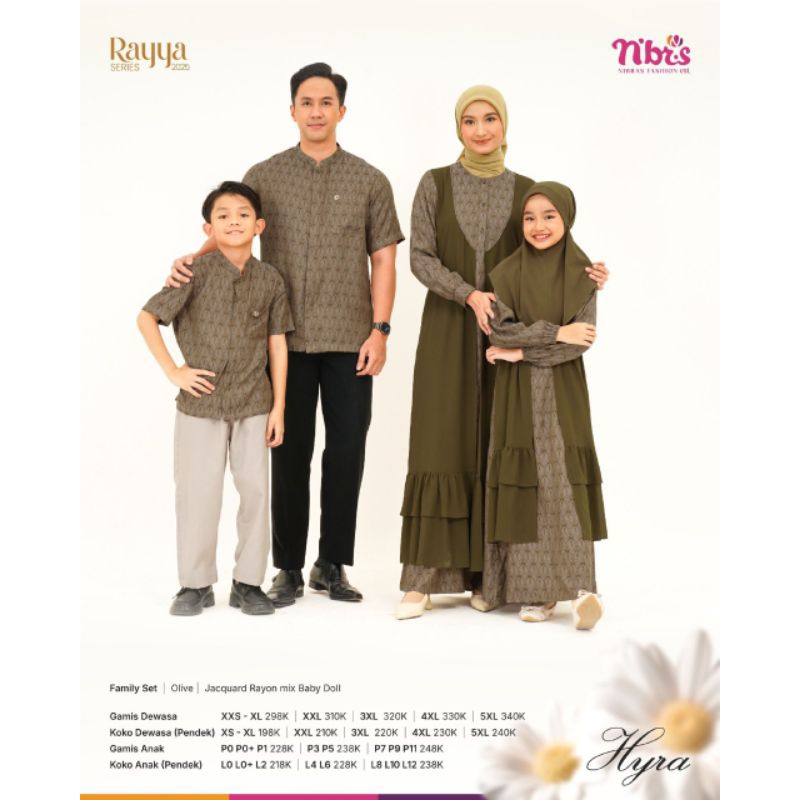 PROMO! Sarimbit Nibras Hyra Olive / Sarimbit Nibras