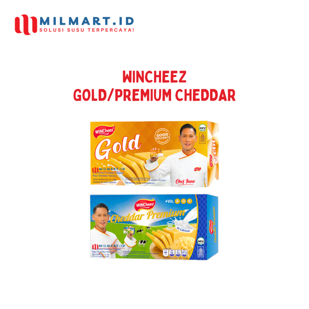 

WINCHEEZ GOLD CHEDDAR BLOCK/PREMIUM KEJU BLOK CHEESE