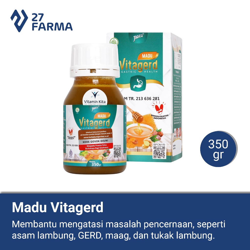 

Madu Vitagerd 350gr @Per Botol