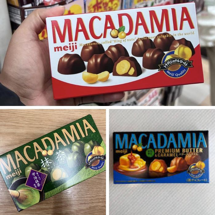 

Macadamia Chocolate Matcha/Chocolate/Caramel Butter 9 grain
