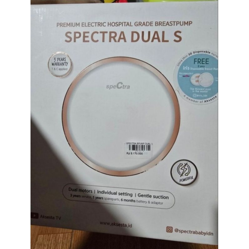 Spectra Dual S Preloved Seken Like New