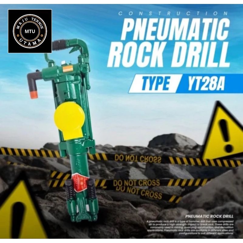 Mesin Bor Batu Tambang YT28 Air Rock Drill Pneumatik-Drill Only