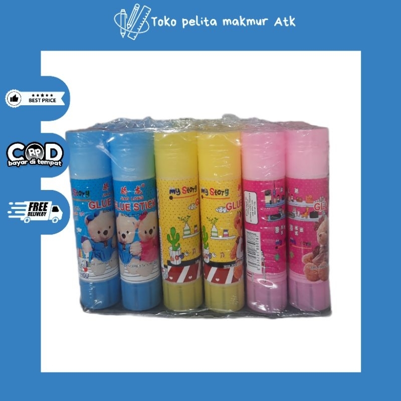 

LEM KERTAS JIAO LONG 8 Gr GLUE STICK ISI 24 PCS