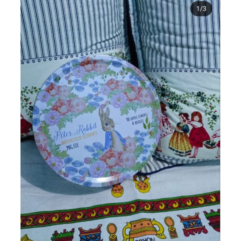 Tin/Kaleng penyimpanan Peter Rabbit