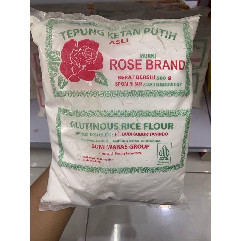

Tepung Ketan Rose Brand 500gr