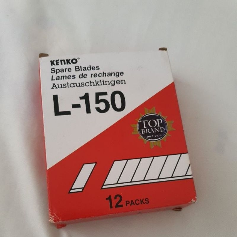 

refil cutter blade kenko L-150 murah (18mm) besar isi 11 packs