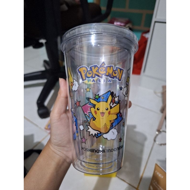 Tumbler Tempat Minum Botol ORI Pokemon x Yoshinoya