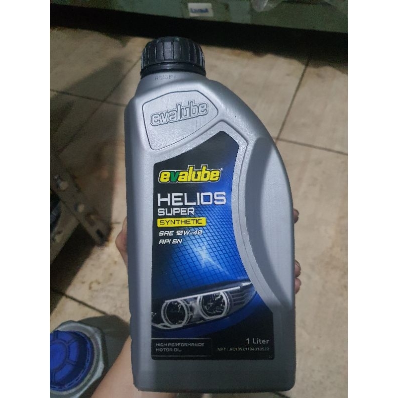 Oli Mesin Evalube Helios Super Synthetic 10W-40 SN (1 Liter)