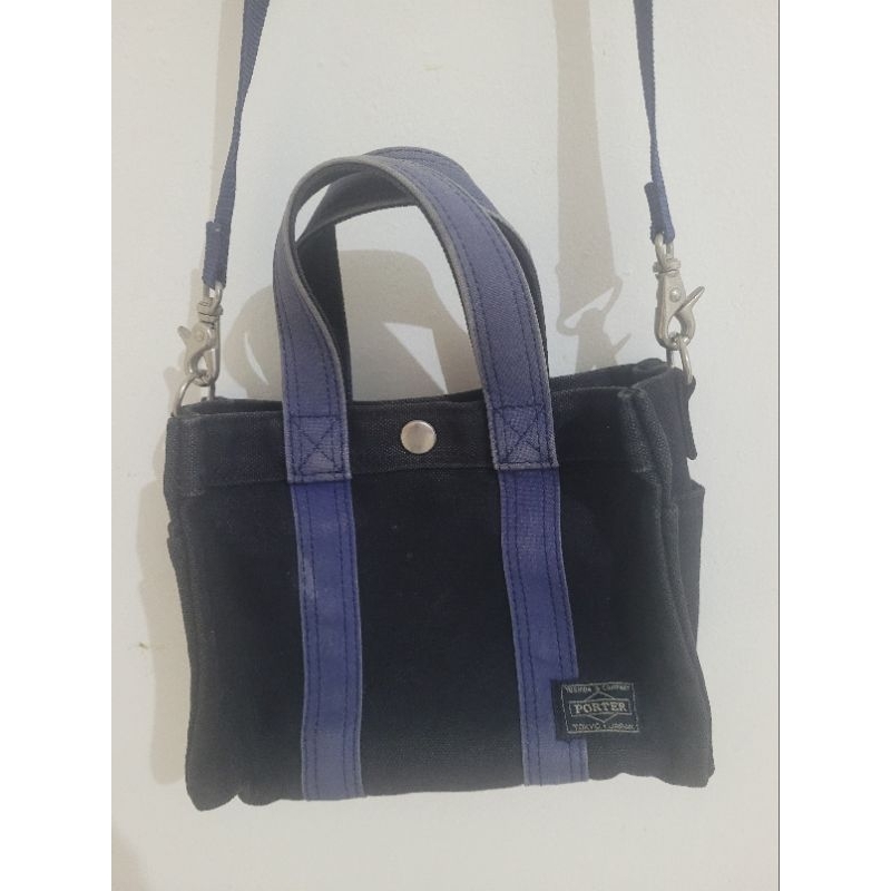 Porter Yoshida Mini Tote Bag 2 tone color (preloved)
