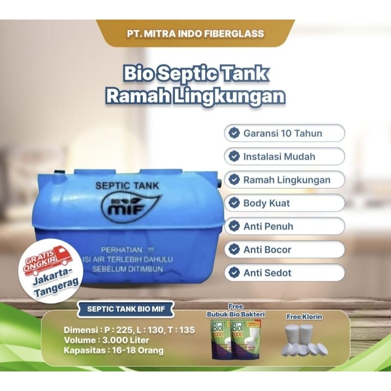 septic tank 3000L BIO MIF