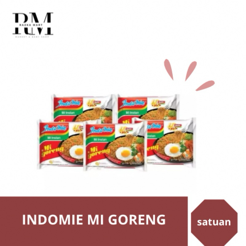 

INDOMIE-MI INSTAN MIE GORENG/MI KARI AYAM/MI GORENG RENDANG/MI AYAM BAWANG-SATUAN