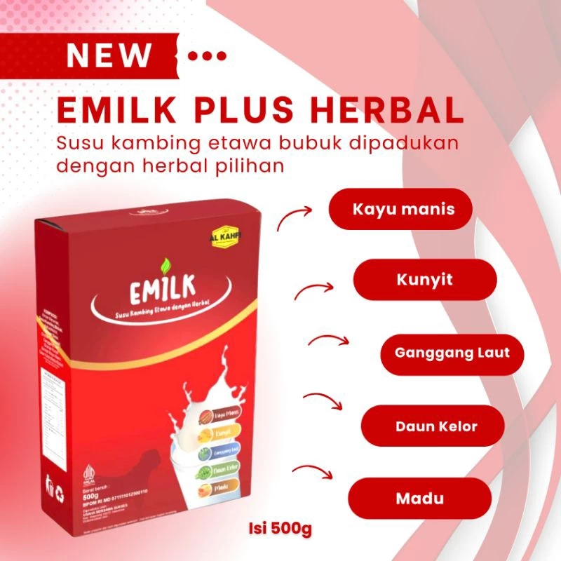 

EMILK HERBAL Susu Kambing Etawa Plus Herbal Bubuk Susu Kalsium