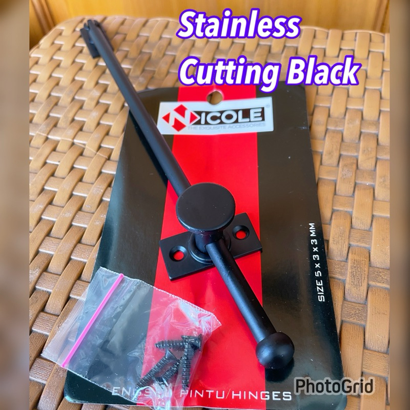 Lamskar Jendela Stainless Padat Penahan Jendela Lamskar Putar Hak Angin 8 Inch Kotak Jumbo/ ha 8 inc