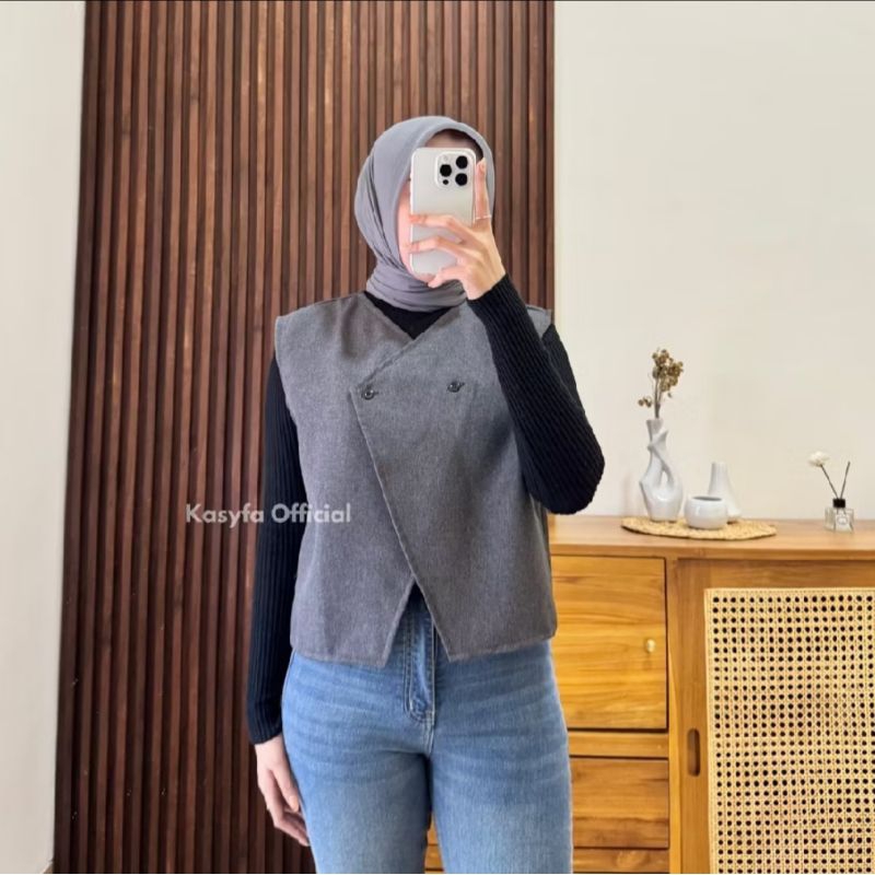 Rompi wanita Korea style vest