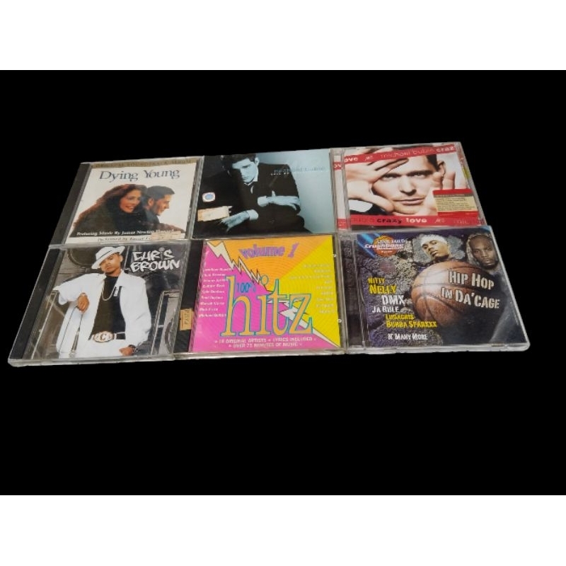 cd kaset murah sepaket (chris brown, michael buble and more)