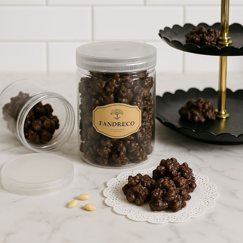 

kue kering kacang coklat