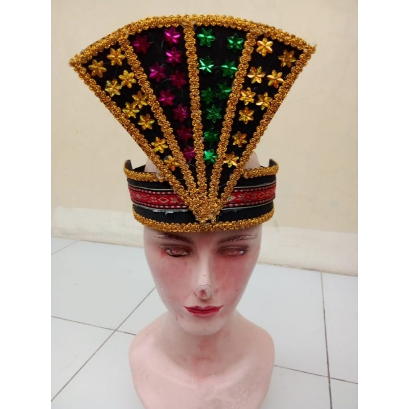 Topi tari Saman kas aceh mahkota tari Saman kas aceh