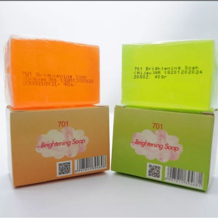 𝗧𝗢𝗞𝗘𝗞𝗔𝗦𝗜𝗠𝗨𝗥𝗔𝗛 - Sabun Walet Original BPOM - Sabun Brightening 701 Orange /  Hijau Sabun Batang